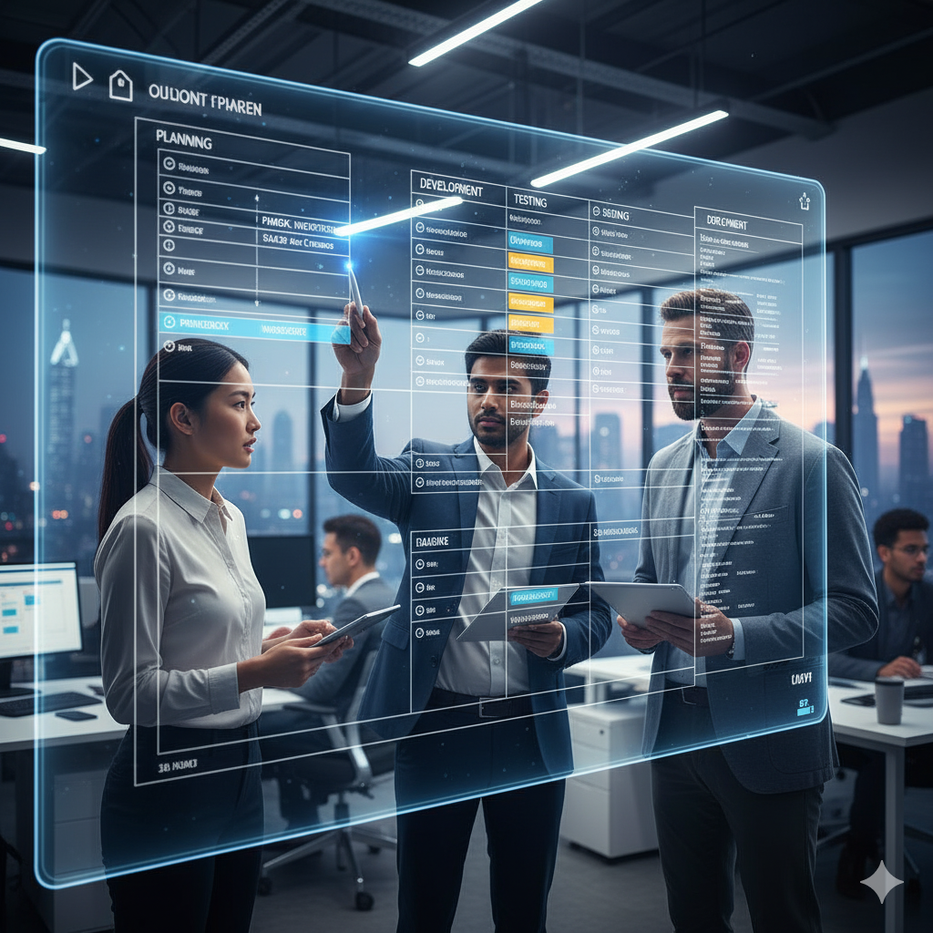 Diagrama de gestão de projetos